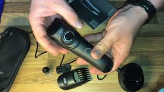 Braun Bartschneider und Trimmer BT5090 inkl Präzisionstrimmer Ladestation unboxing und Anleitung [upl. by Nylessej136]