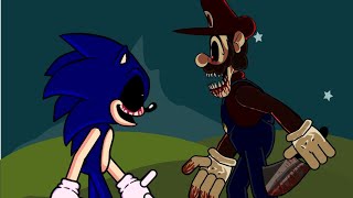 SonicExe vs Mario Madness final battle dc2 [upl. by Leith650]