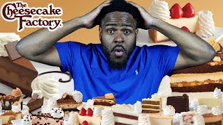 Trying EVERY Cheesecake From Cheesecake Factory  All 35 Cheesecakes [upl. by Binette]