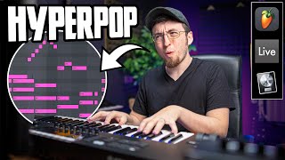 I LEARNED HOW TO MAKE HYPERPOP IN 24 HOURS [upl. by Hetti]