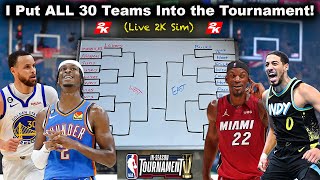 What If Every NBA Team Made the 2024 InSeason Tournament Simulation [upl. by Kordula]