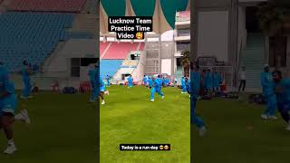 Lucknow Team Practice Time Video 🏏 IPL lucknow iplteam practice [upl. by Mark]