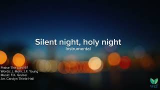 Silent Night Holy Night Instrumental  PTL 97  FarsiPersian Lyric Video [upl. by Sedecrem]