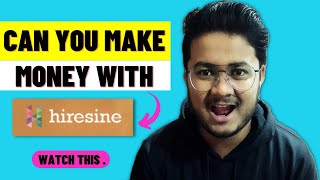 IS HIRESINE LEGIT OR FAKE CAN YOU MAKE MONEY [upl. by Ainedrag]