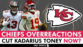 Chiefs Overreactions amp Rumors After Loss vs Lions Mike Evans Trade amp Cut Kadarius Toney NOW [upl. by Jemma]