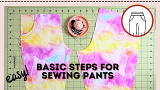 How to sew pants All you need is a simple pants sewing pattern and this video tutorial DIY Crush [upl. by Mcnelly]