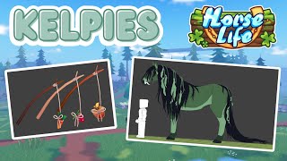 Kelpie  Fishing LEAKS Pictures and All Information 🎣  Horse Life [upl. by Annhoj127]