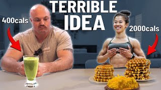 I Swapped Diets with a 100lb IFBB Pro  Ft Little T [upl. by Ahrendt620]