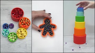 Oddly satisfying Reverse video Colorful Relaxing Compilation No talking no music [upl. by Akim]