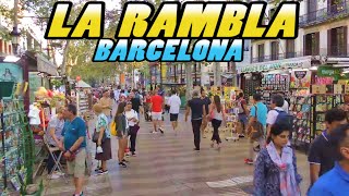 LA RAMBLA  Barcelona 4k [upl. by Sung]