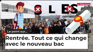 Rentrée Tout ce qui change avec le nouveau bac [upl. by Ahsikcin214]