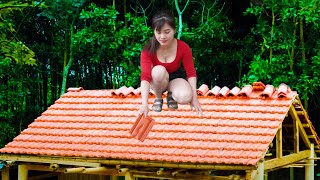 FULL VIDEO  60 days with my wife and children to build a wooden house farm life  Thảo bushcraft [upl. by Etnauq107]