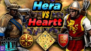 Ethiopians vs Britons  1v1 Arabia  vs Heartt  AoE2 [upl. by Kciredorb]