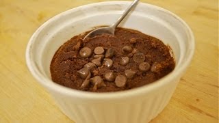 Chocolate Mug Cake for One or Two Vegan Glutenfree [upl. by Sartin]