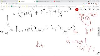 midpoint circle drawing algoriyhm [upl. by Chura432]