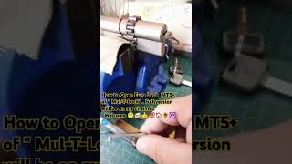 How to open MT5 of MULTLOCK On the channel locksport lockpick locksmith [upl. by Camile744]