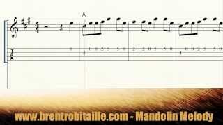 Mandolin Tab  Violin  High Road to Linton  Sheet Music  Play Along [upl. by Lednek939]