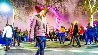 London New Year’s Fireworks 2020 FULL EXPERIENCE NYE Celebration at London Eye amp Big Ben [upl. by Hylan]