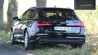 Audi A6 Avant Quattro 20 TDI 2016 detailed review  startup and drive [upl. by Ajna]