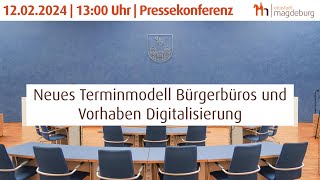 Pressekonferenz vom 12 Februar 2024 [upl. by Friedberg]