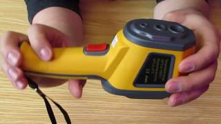 Inexpensive infrared thermal imager HT02 review test settings [upl. by Razaile]