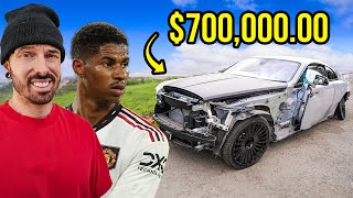 I BOUGHT MARCUS RASHFORDS WRECKED ROLLS ROYCE WRAITH [upl. by Onahpets515]