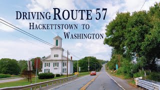 Driving Route 57  Hackettstown to Washington NJ [upl. by Lohner]