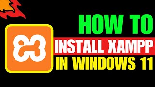 How To 64  bit Download XAMPP Install for Windows 11 [upl. by Tudor]