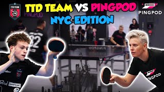 1ST EVER International Match  TTD Team vs PingPod [upl. by Janet]