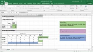 Excel Solver Beispiel 03  Zuschnittproblem [upl. by Mayberry908]