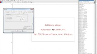 WinPCNC wichtigste Parameter Tutorial  Teil 1 [upl. by Anauqahs]