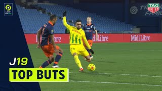 Top buts 19ème journée  Ligue 1 Uber Eats  20202021 [upl. by Yevette947]