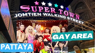 Gay Area Pattaya Jomtien Complex  Super Town Gay Area Jomtien Pattaya Thailand [upl. by Nuajed507]