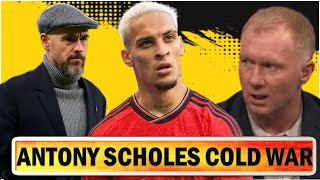 Antony Goes Bear Knuckles With Paul Scholes  Man United News Now [upl. by Akimak]