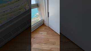 How to Install Engineered Floors Around Doors shorts [upl. by Neelloj]