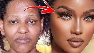 Makeup Transformation Super Model 😱🔥🔥 makeup [upl. by Nahtan]