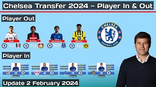 Chelsea Transfer January 2024  Player In amp Player Out With Broja  Update 2 February 2024 [upl. by Eartnoed57]