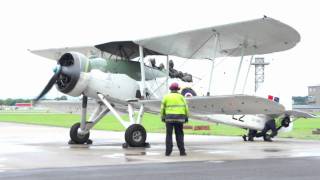 Fairey Swordfish LS326L2 Start Up amp Take Off [upl. by Riegel142]