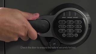 How to Open a Sentry®Safe Electronic Lock with Dual Key and Fingerprint Scanner Fire Safe [upl. by Bryn]