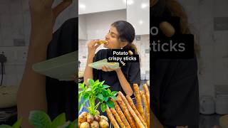 Potato crispy sticks🥔🍢shorts [upl. by Dadirac]