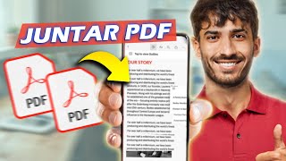 Como Juntar Vários Arquivos PDF em Um Só pelo Celular [upl. by Chemar752]