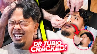 DR TUBIO CRACKED HARD BY ANIMAL CHIROPRACTOR 😱😱  Chiropractic Back amp Neck Pain Asmr [upl. by Drannek586]