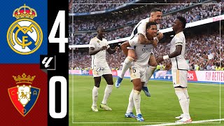 Real Madrid 40 Osasuna  HIGHLIGHTS  LaLiga 202324 [upl. by Kosiur]