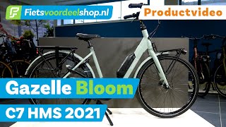 Gazelle Bloom C7 HMS 2021  Fietsvoordeelshopnl Productvideo [upl. by Traggat]