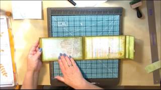 Style 6 File Folder Mini Album Tutorial Part 2 [upl. by Artapoelc]