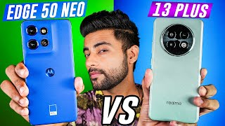 Motorola Edge 50 Neo vs Realme 13 Plus  Best Samrtphone under Rs25000 [upl. by Aknaib283]