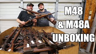 Unboxing Yugoslavian M48M48A Mauser Rifles [upl. by Muriel50]