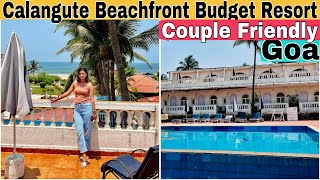 Calangute beachfront Budget Resort  Goa best Beachtouch couple resort  Qees Empire Resort Goa [upl. by Zulaledairam]