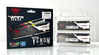 Fast and Overclockable  Patriot Viper Gaming Venom RGB DDR57200 32GB kit [upl. by Amata]