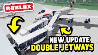 DOUBLE JETWAY UPDATE In Cabin Crew Simulator Roblox [upl. by Lerraf]